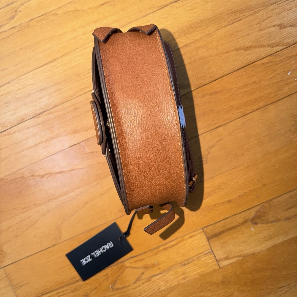 Set of Two RACHEL ZOE Edessi Crossbody & Belt Bag Brown Faux Leather Handbags - Picture 4 of 10